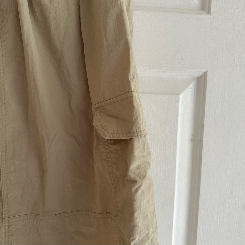 Old Navy High-Waisted Utility Midi Skirt Khaki Tan Women’s Size Large Outdoors - Picture 5 of 9